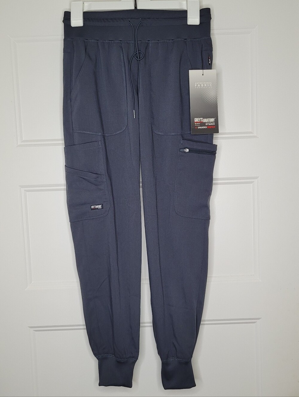 NWT Grey's Anatomy by Barco brand stretch spandex scrub pants Size XS
